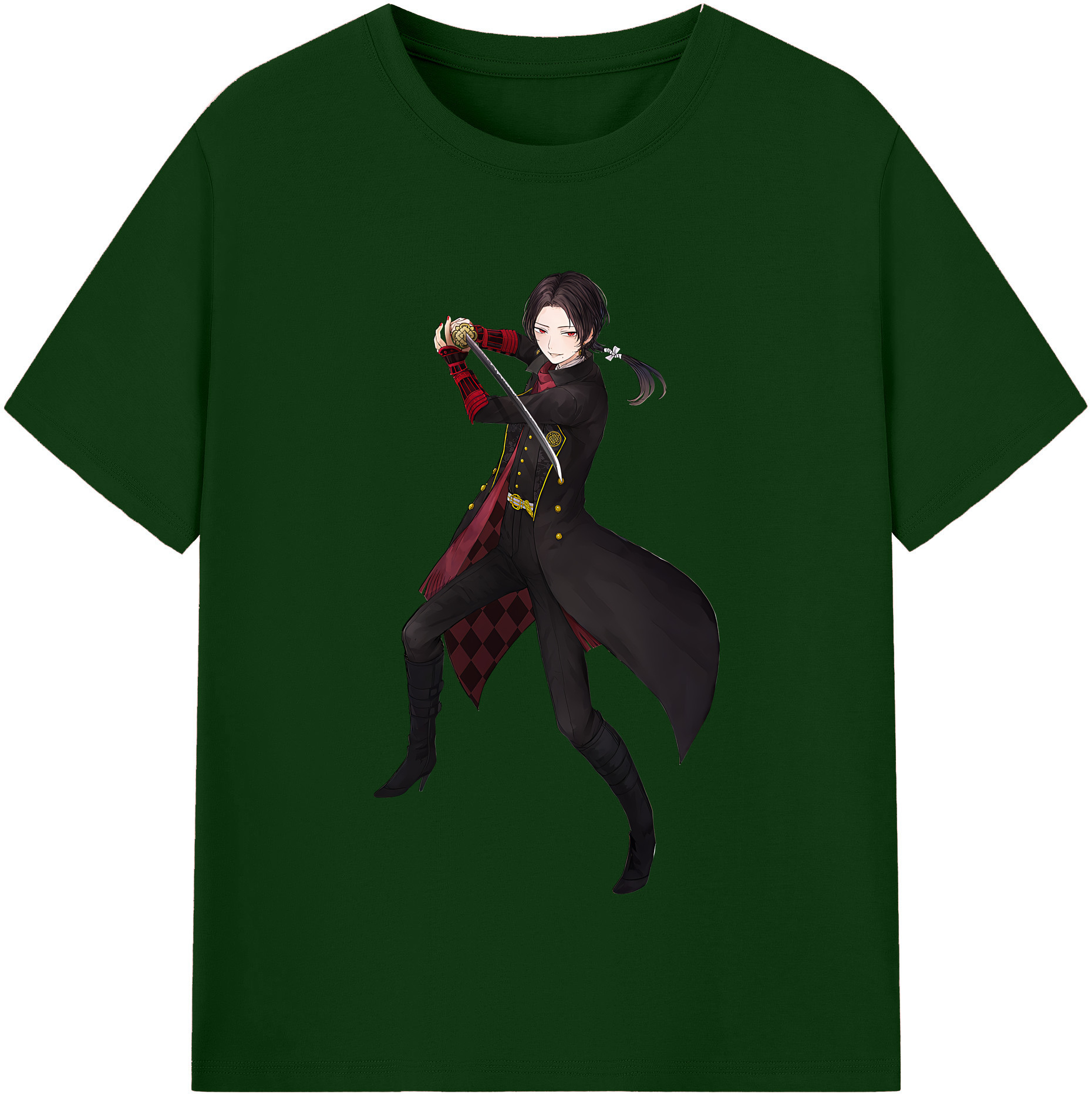 （画像用） 刀剣乱舞 Touken Ranbu 綿100％半袖Tシャツ（フロントプリント）